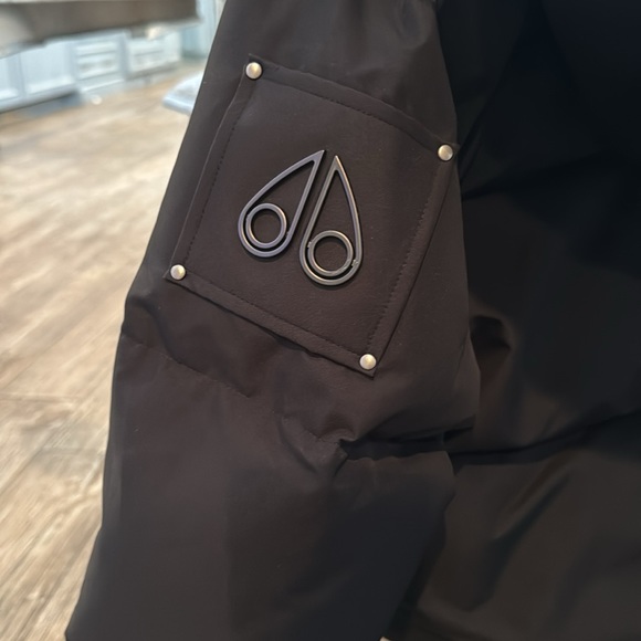 Moose Knuckles - Cloud Bomber Shearling Trim Jacket. New With Tags - Picture 6 of 7